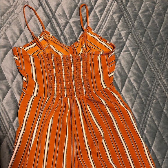 Angie Striped Jumpsuit with Pockets, size large - Picture 8 of 10